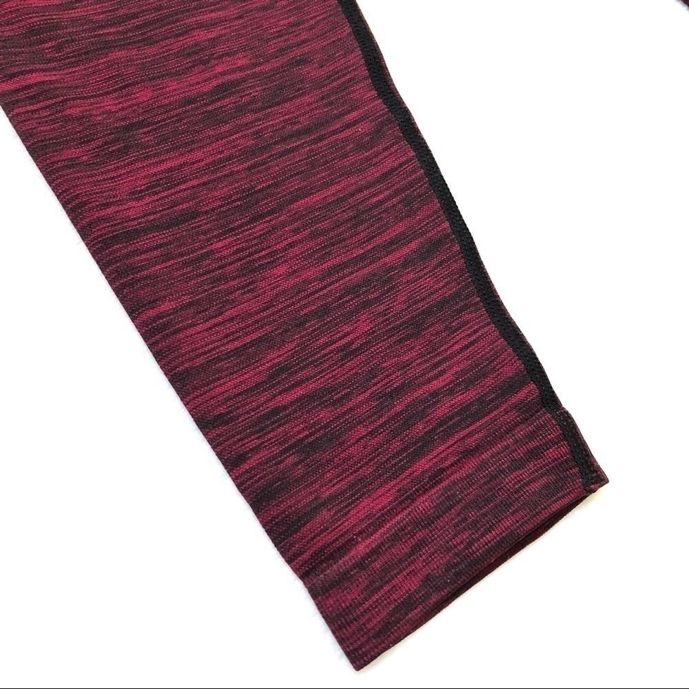 CODEFIT Yoga Power Flex Ombré Black & Burgundy Leggings Size S/M - Picture 6 of 8